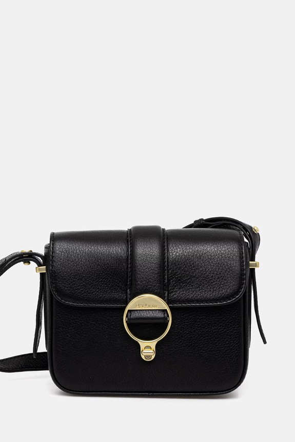 Barbour geantă crossbody pentru femei, din piele roz negru LBA0526