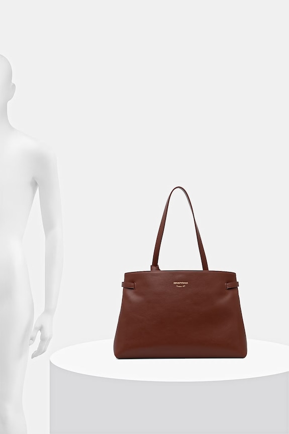 Кожена чанта Emporio Armani EW003828.AF22783