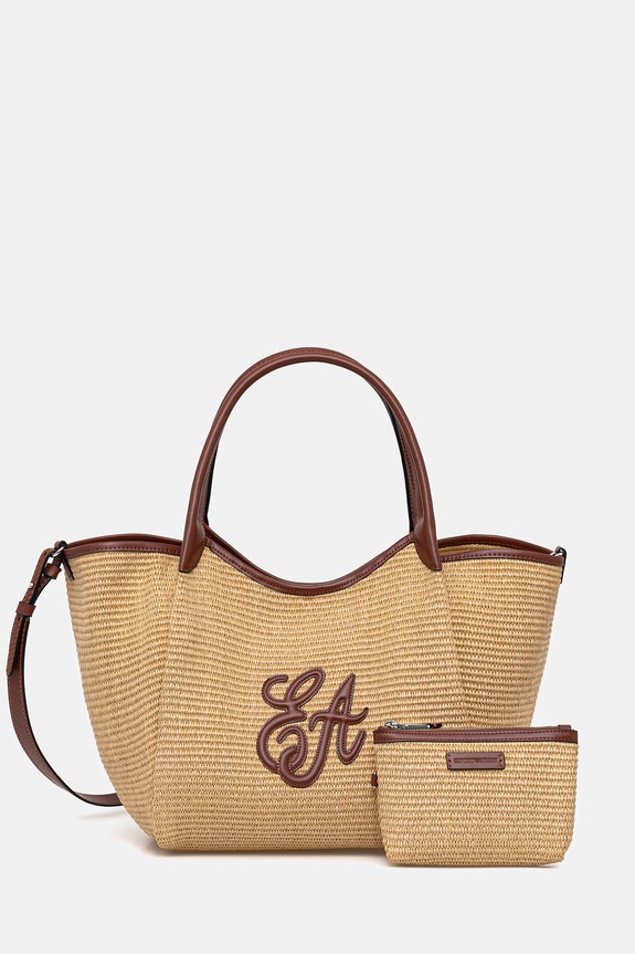 Сумочка Emporio Armani аплікація бежевий EW001009.AF25819