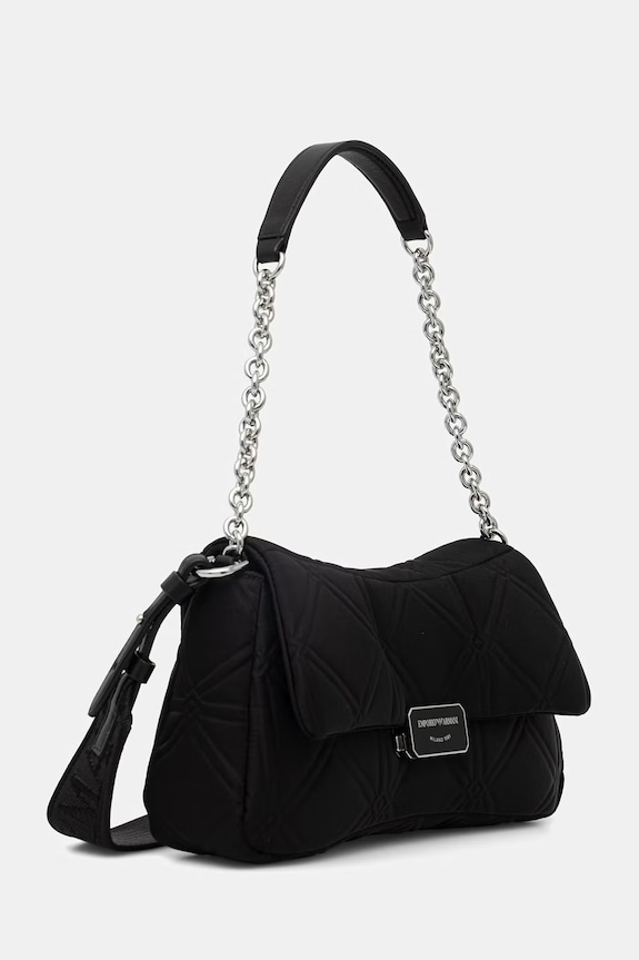 Emporio Armani Keresztpántos táska női EW002644.AF22792 fekete SS26