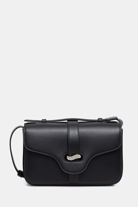 Usnjena torbica Emporio Armani Ne ustreza A4 črna EW004419.AF25356