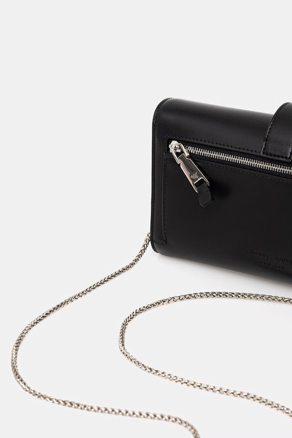 Аксессуары Кожаная сумочка Emporio Armani EW004420.AF25356 чёрный