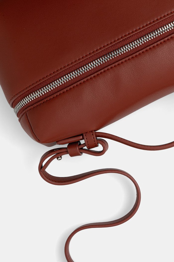 Emporio Armani női bőr keresztpántos táska burgundia EW004564.AF19229