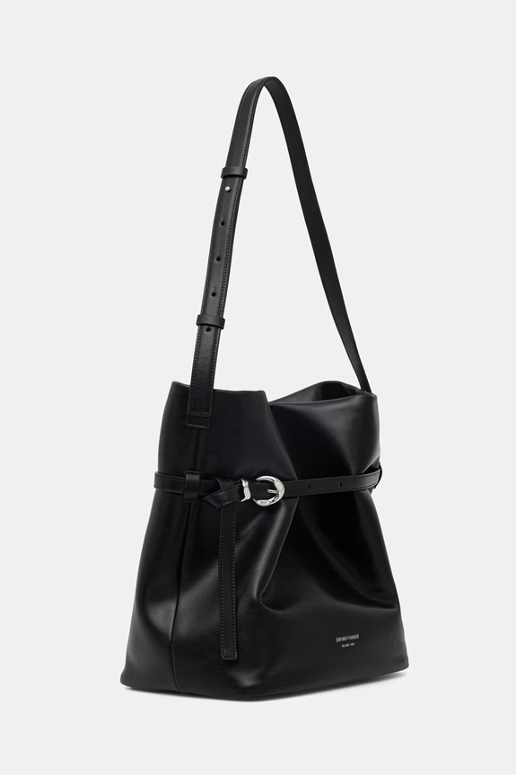 Emporio Armani сумка-шоппер для женщин кожаная EW004751.AF13383 чёрный SS26