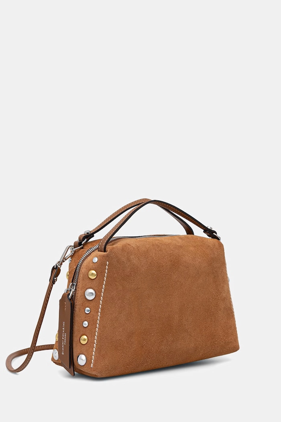 Gianni Chiarini borsa in pelle scamosciata ALIFA BS.12398.CMBRC marrone SS26