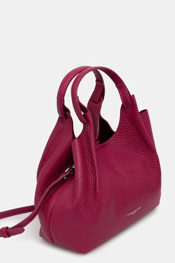 Δερμάτινη τσάντα Gianni Chiarini DUA BS.9719.RNGDBL.T.U. ροζ SS26