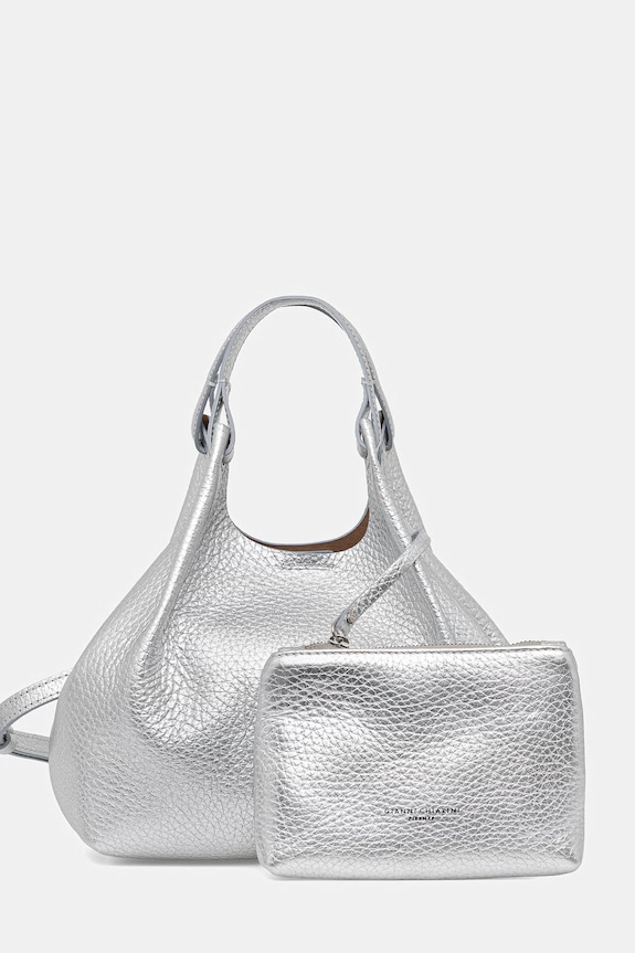 Gianni Chiarini сумка крос-боді жіноча шкіряна DUA срібний BS.9719.RNGDBL.T.U.