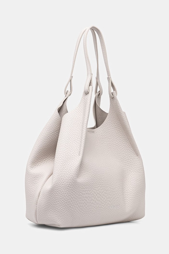 Δερμάτινη τσάντα Gianni Chiarini DUA BS.9720.RNGDBL.T.U μπεζ SS26