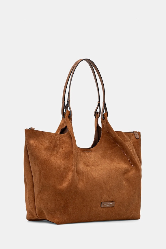 Τσάντα σουέτ Gianni Chiarini DUA BS.9780.CM.PL καφέ SS26