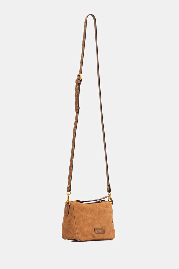 Τσάντα σουέτ Gianni Chiarini NORA POUCH BS.10224.CM.PL καφέ SS26