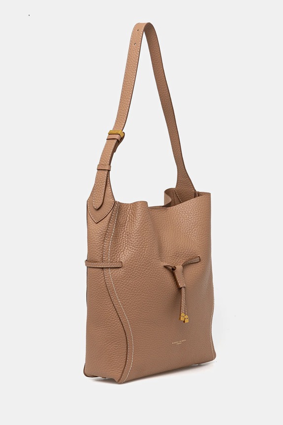 Δερμάτινη τσάντα Gianni Chiarini SIENNA BS.11787.RNGDBL.T.U. καφέ SS26