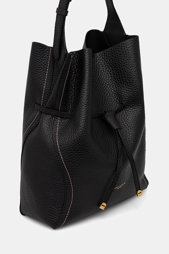 Δερμάτινη τσάντα Gianni Chiarini SIENNA BS.11787.RNGDBL.T.U. μαύρο SS26