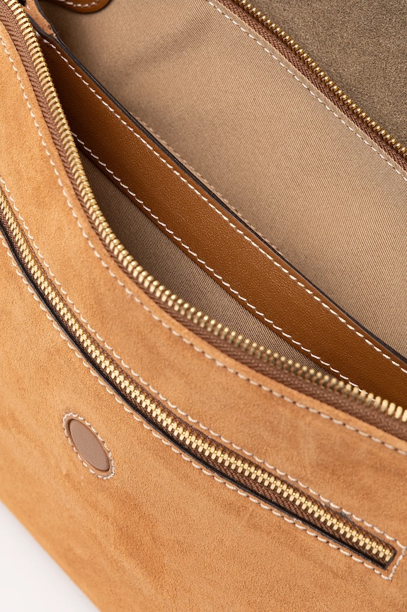 Torba od brušene kože Gianni Chiarini THREE BS.12295.CM.PL smeđa