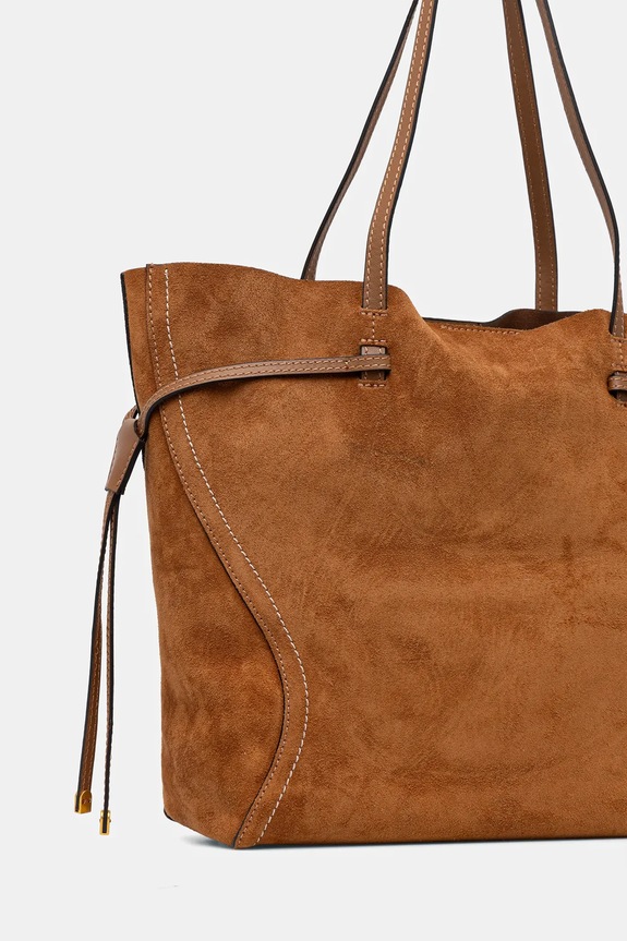 Αξεσουάρ Τσάντα σουέτ Gianni Chiarini VIOLETTE BS.11286.CM.PL καφέ