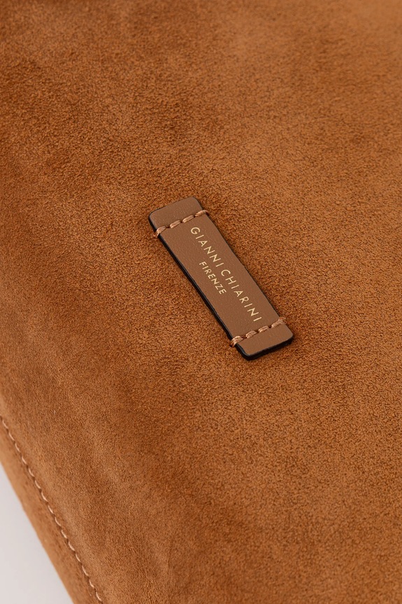 Τσάντα σουέτ Gianni Chiarini VIOLETTE καφέ BS.11286.CM.PL