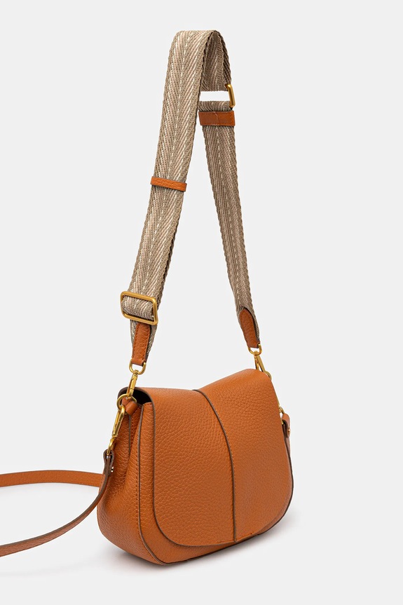 Gianni Chiarini geantă crossbody de damă din piele HELENA ROUND BS.11086.TKL.NAMCP portocaliu SS26