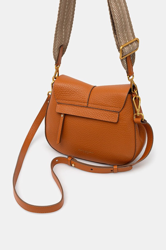 Accesorii Gianni Chiarini geantă crossbody de damă din piele HELENA ROUND BS.11086.TKL.NAMCP portocaliu