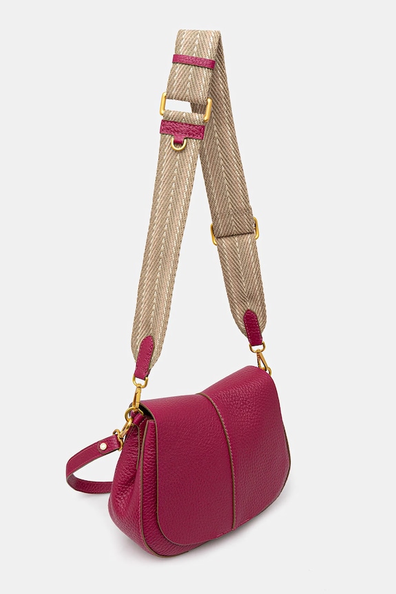 Gianni Chiarini borsa a tracollo da donna in pelle HELENA ROUND BS.11086.TKL.NAMCP rosa SS26