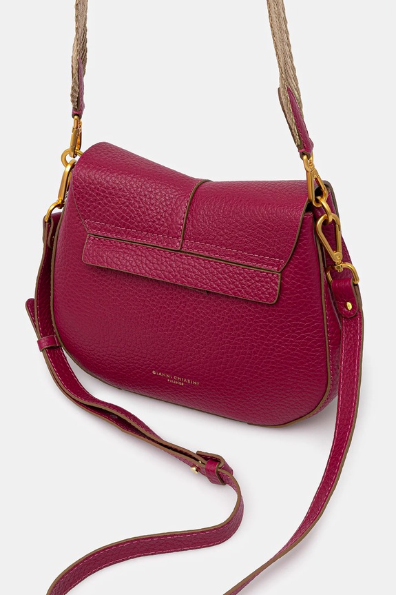 Accessori Gianni Chiarini borsa a tracollo da donna in pelle HELENA ROUND BS.11086.TKL.NAMCP rosa