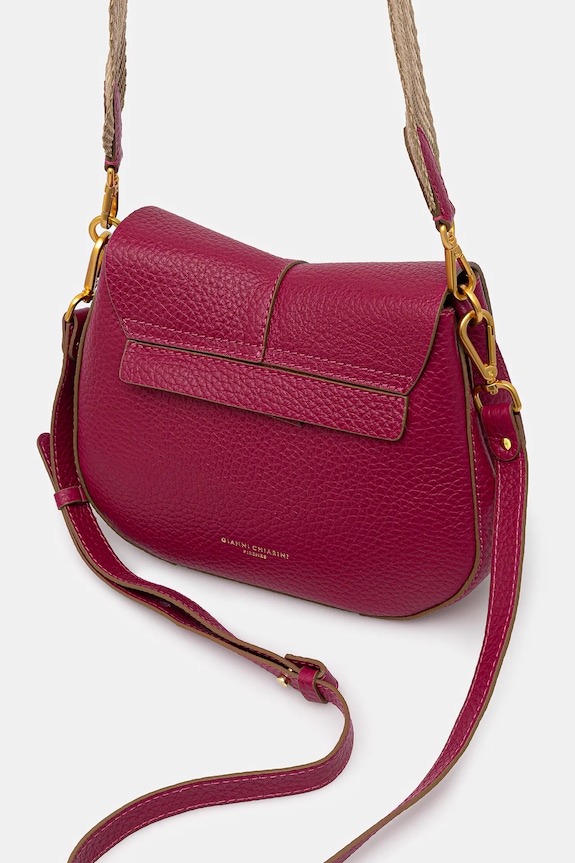 Accessori Gianni Chiarini borsa a tracollo da donna in pelle HELENA ROUND BS.11086.TKL.NAMCP rosa