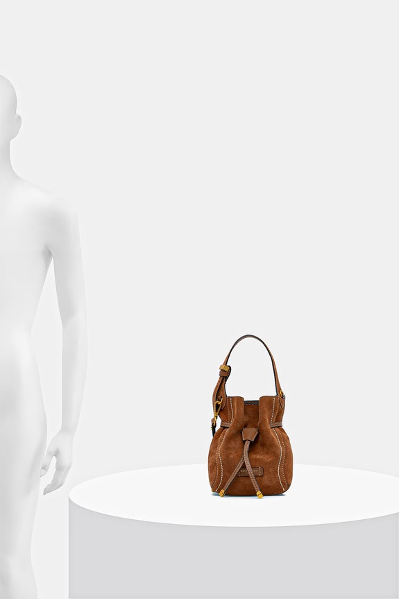 Torba od brušene kože Gianni Chiarini SIENNA BS.11785.CM.PL