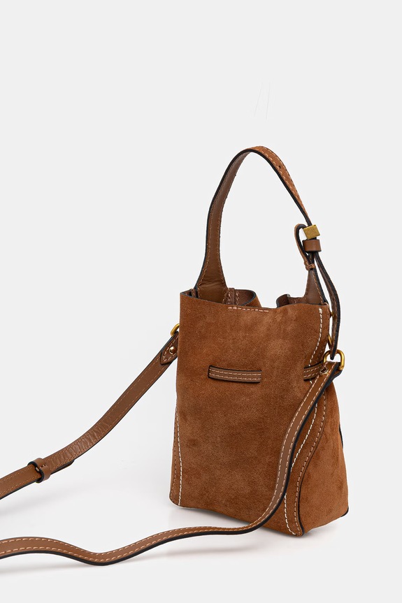 Torba od brušene kože Gianni Chiarini SIENNA smeđa BS.11785.CM.PL