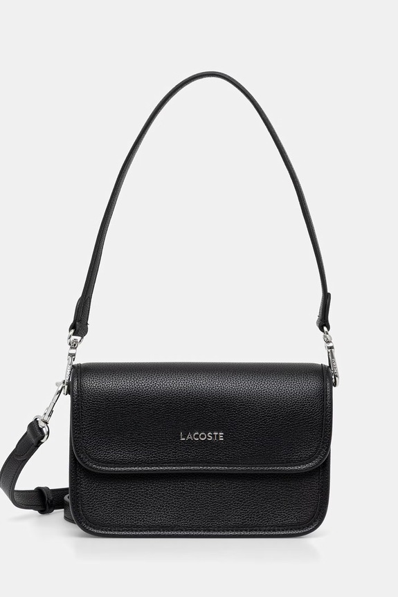 Lacoste torebka nie mieści A4 czarny NF5147EG