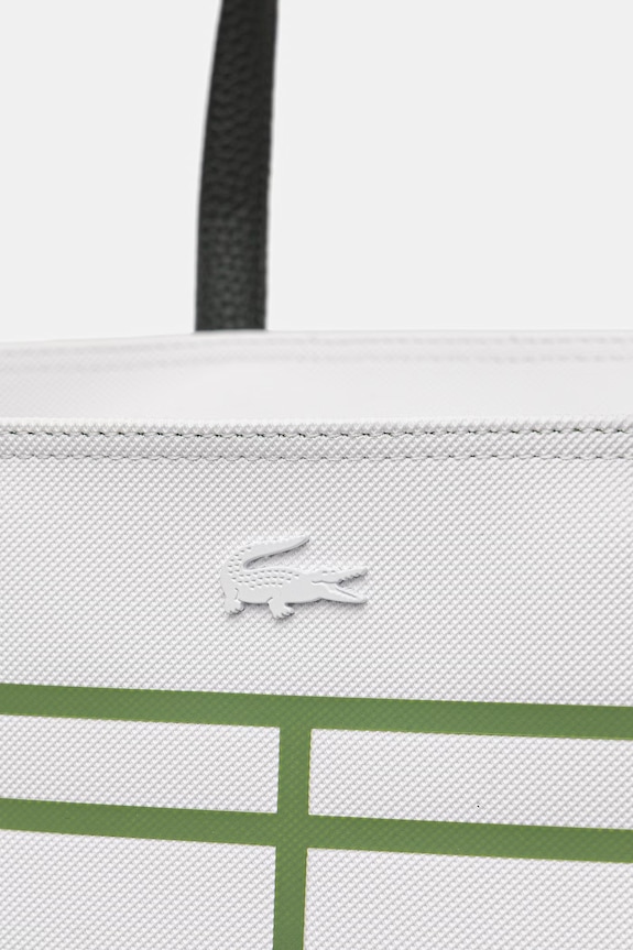 Lacoste torebka shopper damska z imitacji skóry biały NF5250AS