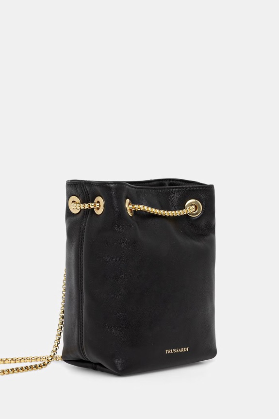 Trussardi poșetă de piele I065E200123N negru SS26