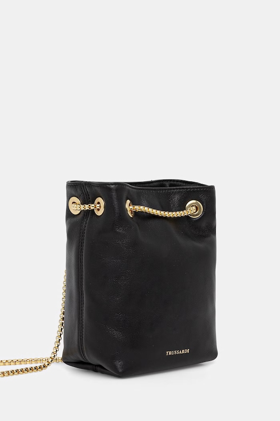Trussardi poșetă de piele I065E200123N negru SS26