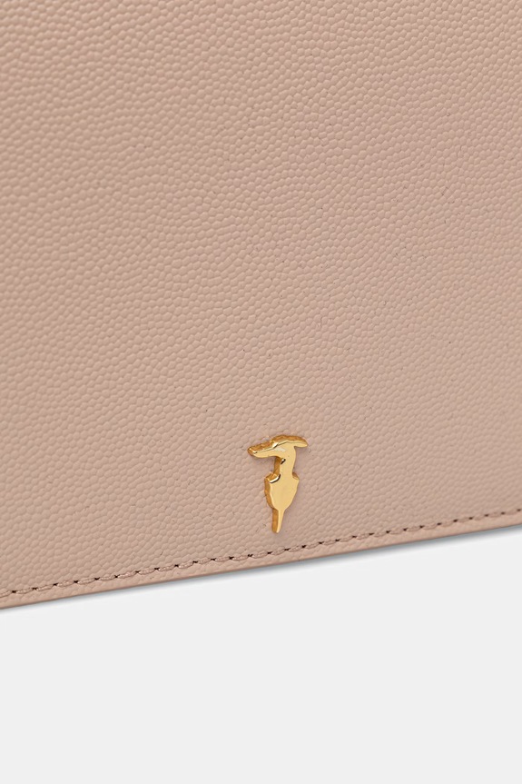 Trussardi poșetă de piele bej Z392E106554N