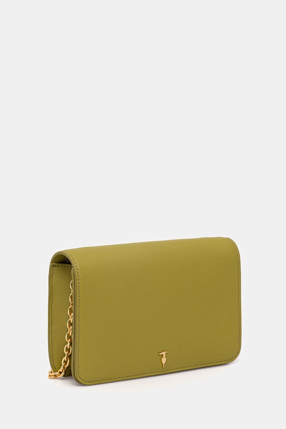 Trussardi poșetă de piele Z392E106554N verde SS26