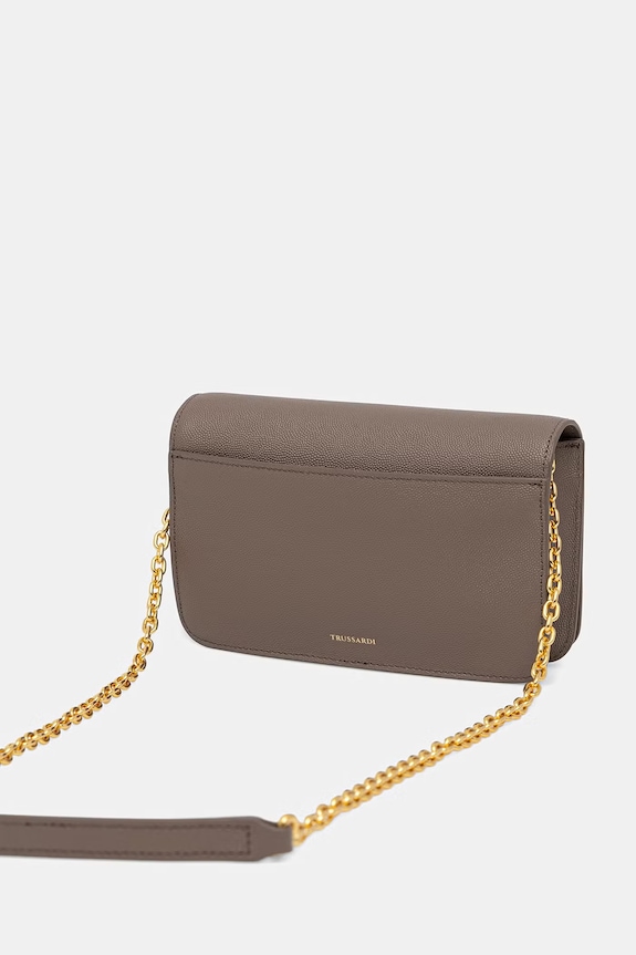 Doplnky Kožená kabelka Trussardi Z392E106554N hnedá