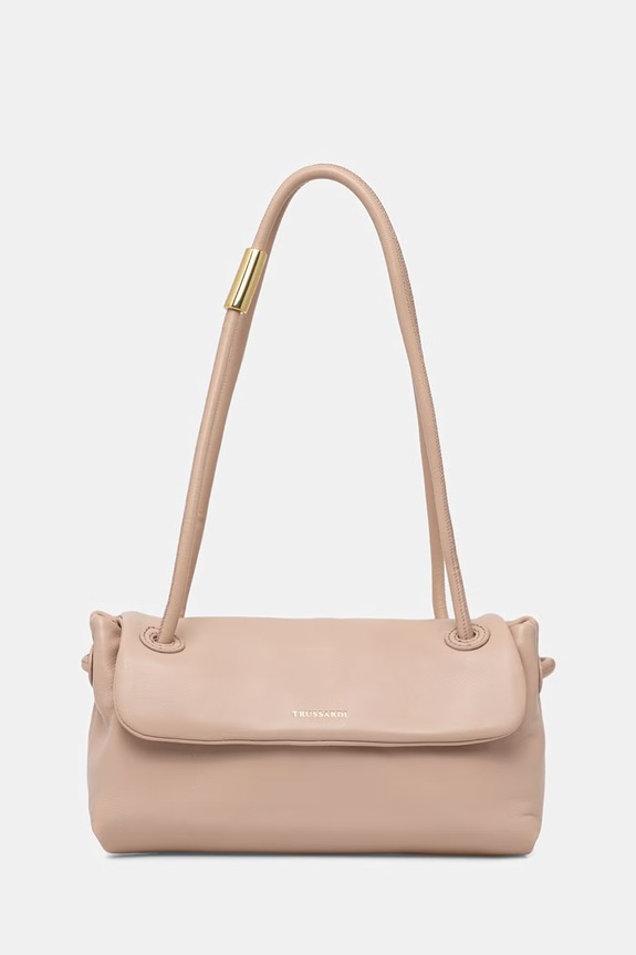 Trussardi torebka shopper damska skórzana skóra licowa różowy Z610E006437N