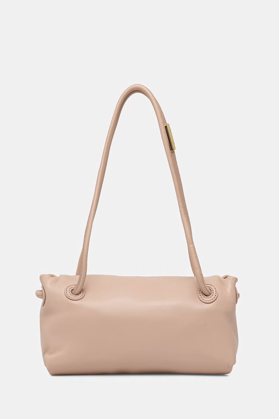Akcesoria Trussardi torebka shopper damska skórzana Z610E006437N różowy