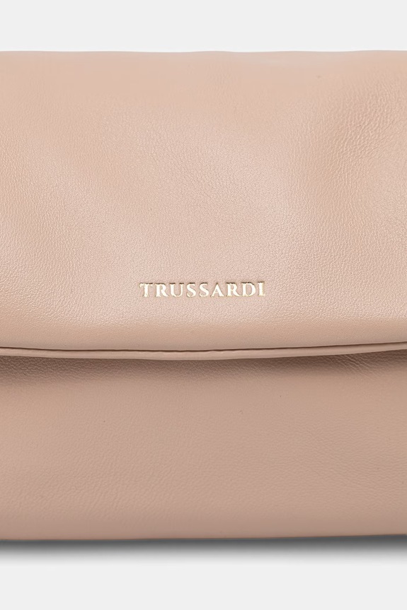 Trussardi torebka shopper damska skórzana różowy Z610E006437N