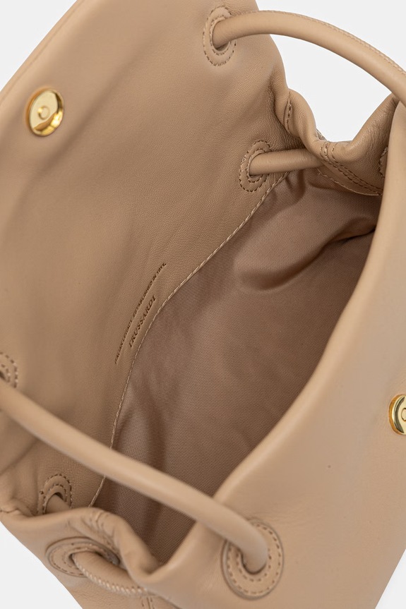 Trussardi torebka shopper damska skórzana Z610E006437N beżowy