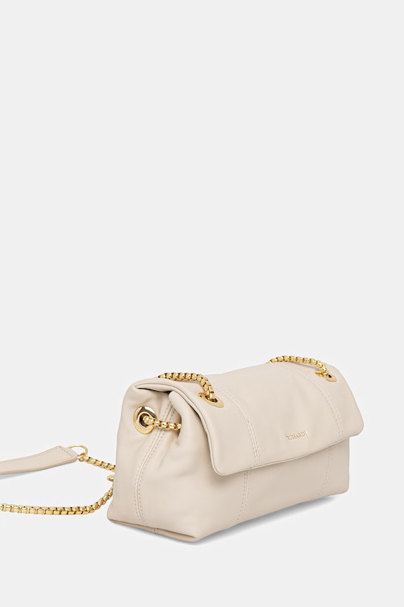 Trussardi poșetă de piele Z610E206557N bej SS26