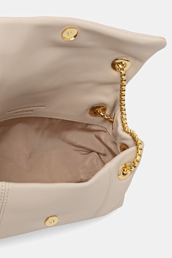 Trussardi poșetă de piele Z610E206557N bej
