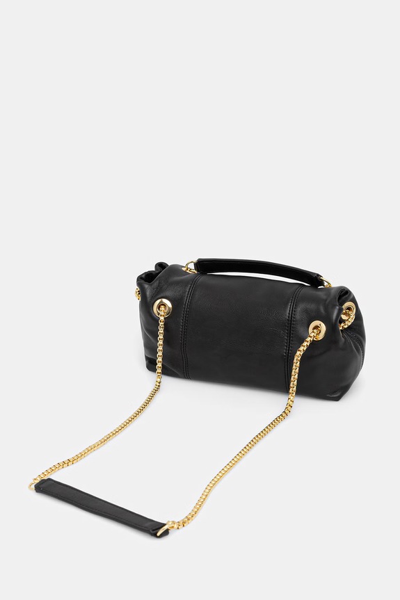 Accesorii Trussardi poșetă de piele Z610E206557N negru