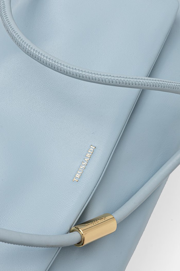Trussardi torebka skórzana Z611E006500N niebieski