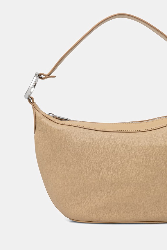 Αξεσουάρ Δερμάτινη τσάντα Trussardi Z785E006518N μπεζ