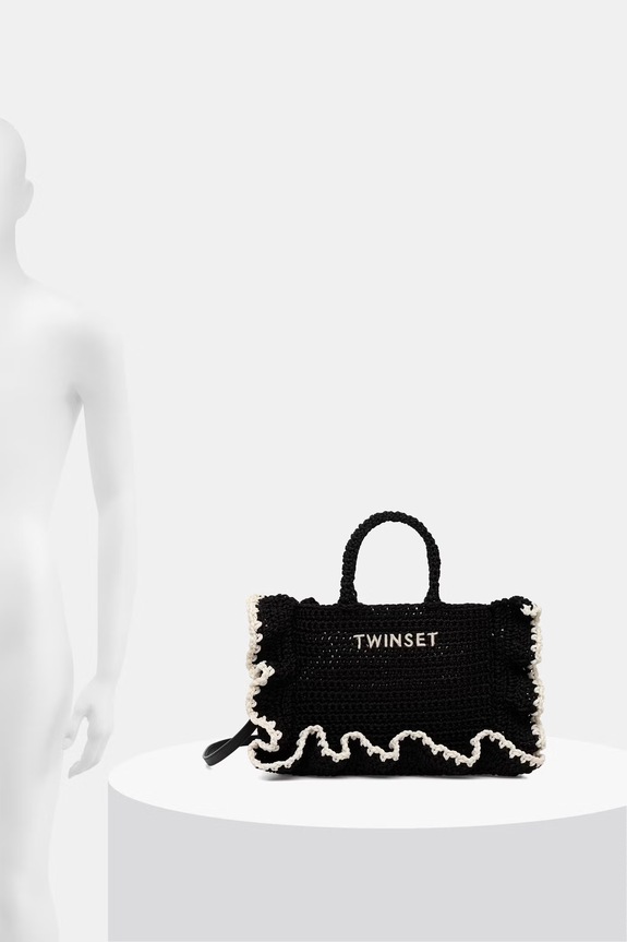 Twinset geantă crossbody pentru femei împletită 261TD8291
