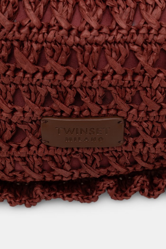 Dodaci Twinset torba ženska pletena 261TD8300 smeđa
