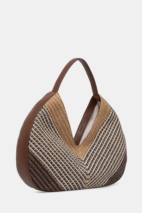 Twinset tote torba za žene pletena 261TD8501 smeđa SS26