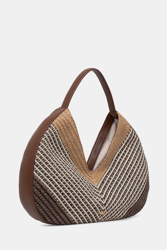 Twinset tote torba za žene pletena 261TD8501 smeđa SS26