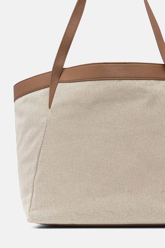 Akcesoria Twinset torebka tote damska 261TD8530 beżowy