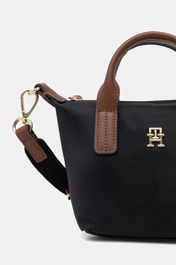 Tommy Hilfiger női vászontáska fekete AW0AW18368