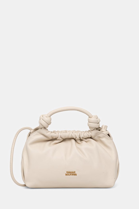 Tommy Hilfiger női bőr keresztpántos táska bézs AW0AW18369
