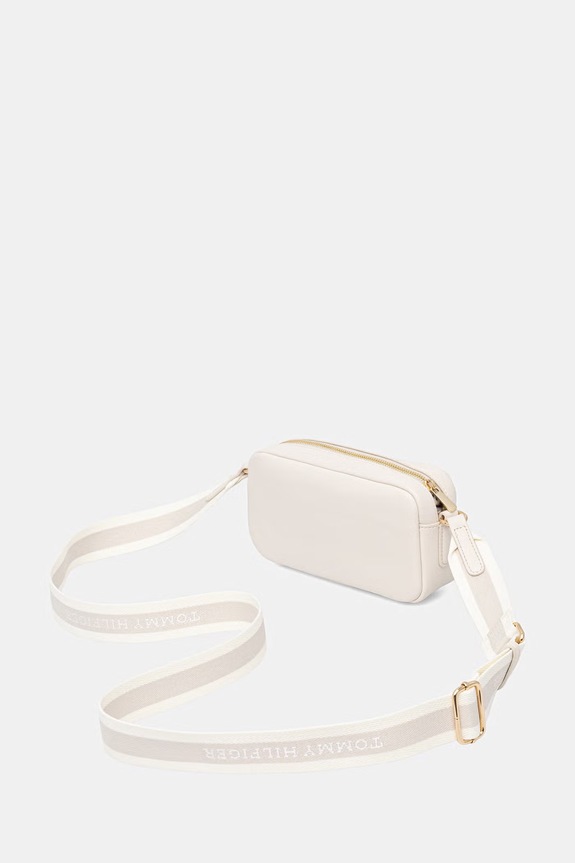 Doplnky Tommy Hilfiger crossbody kabelka dámska AW0AW18370 béžová